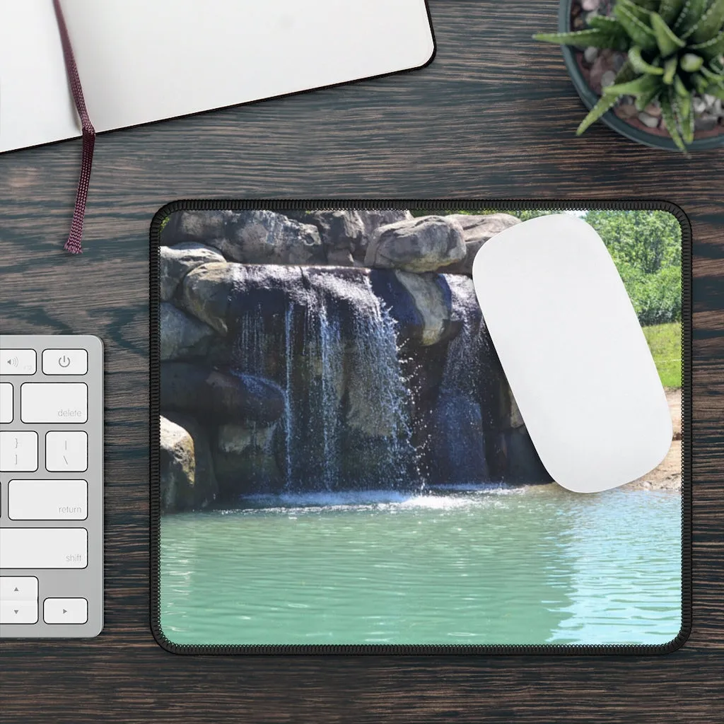 Rock Waterfall Gaming Mouse Pad