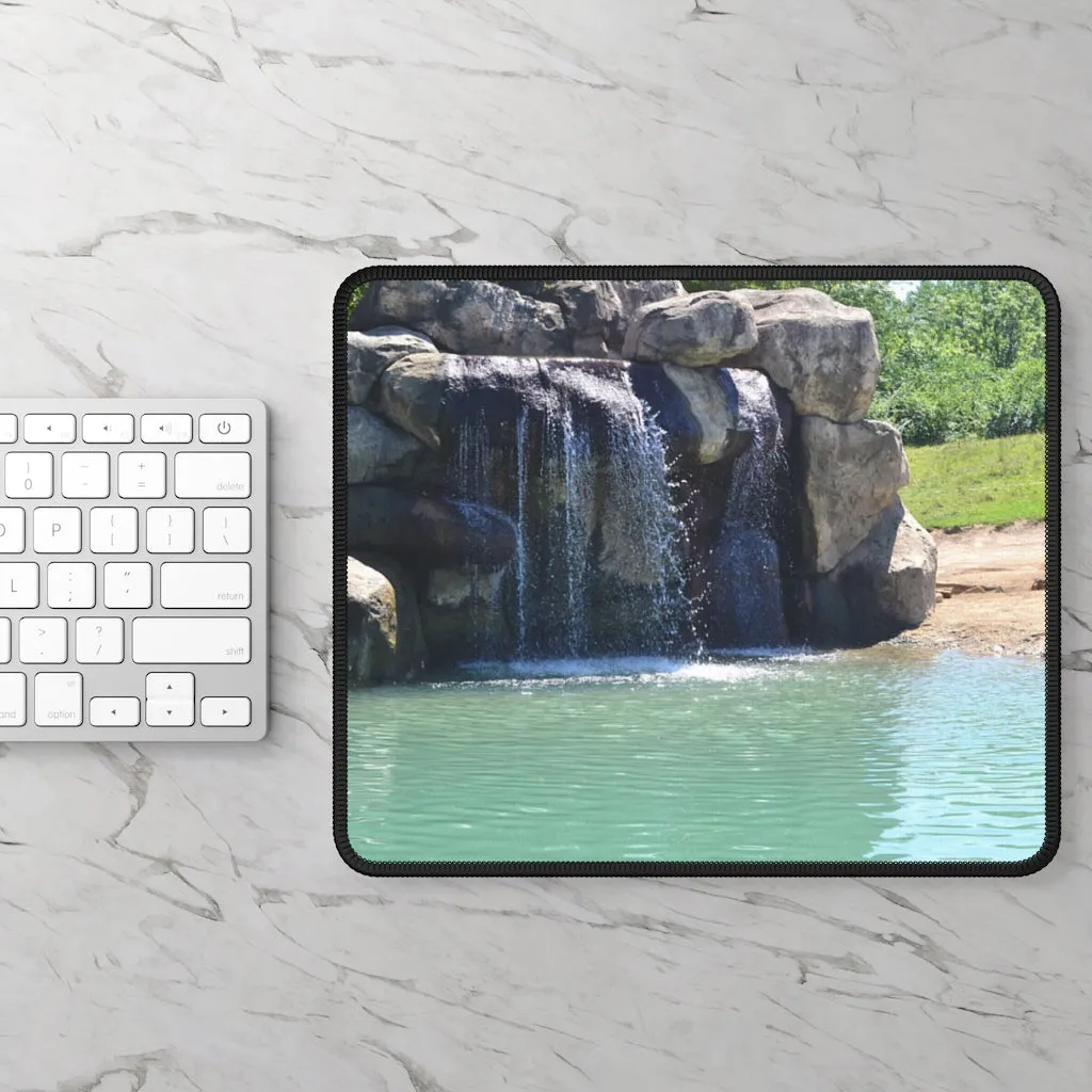 Rock Waterfall Gaming Mouse Pad
