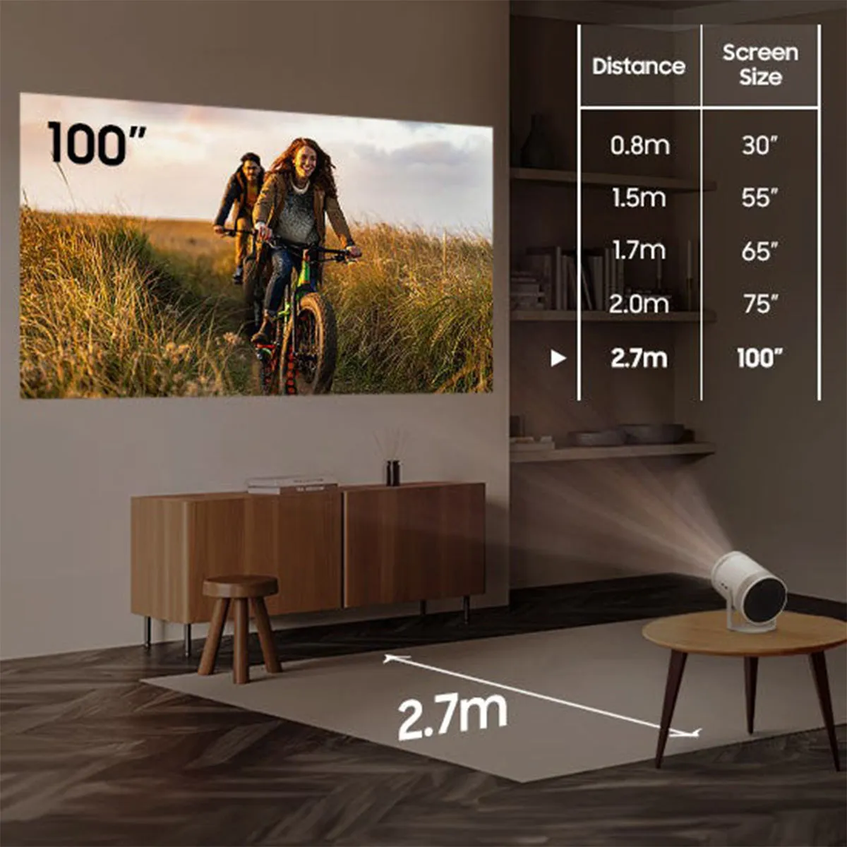 Samsung The Freestyle 2nd Gen Smart Projector with Gaming Hub