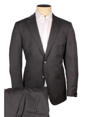 Scabal Mayfair Super 100s Suit in Solid Dark Grey