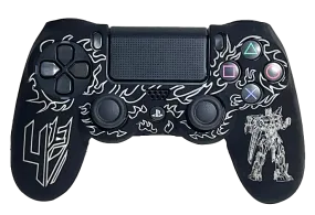 Silicone Cover For PS4 Controller Case Skin - Transformer Design White