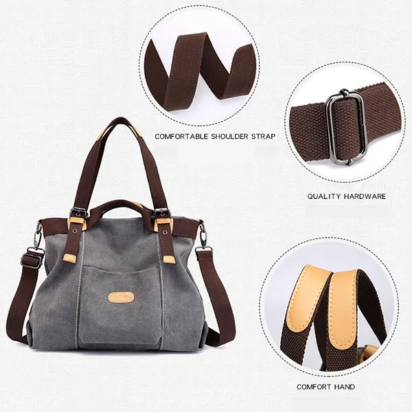 Simply Fashion  Large Capacity Crossbody Handbag