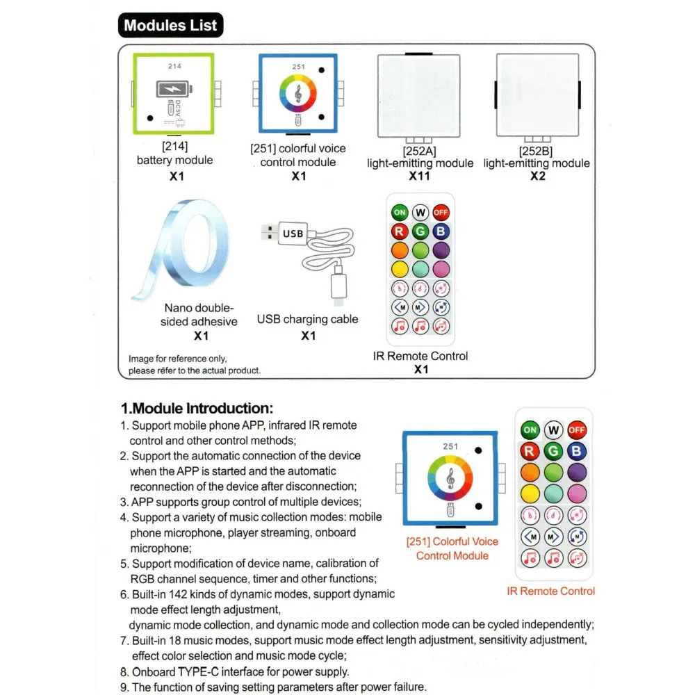 Sound Control Light Logic Thinking Circuit Blocks STEM STEAM 15Pcs