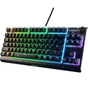 SteelSeries Apex 3 TKL Compact Gaming Keyboard RGB