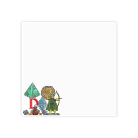Sticky Note Pad: Dungeons & Dragons