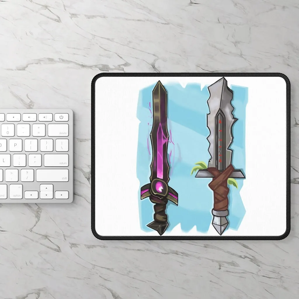 Swords Gaming Mouse Pad