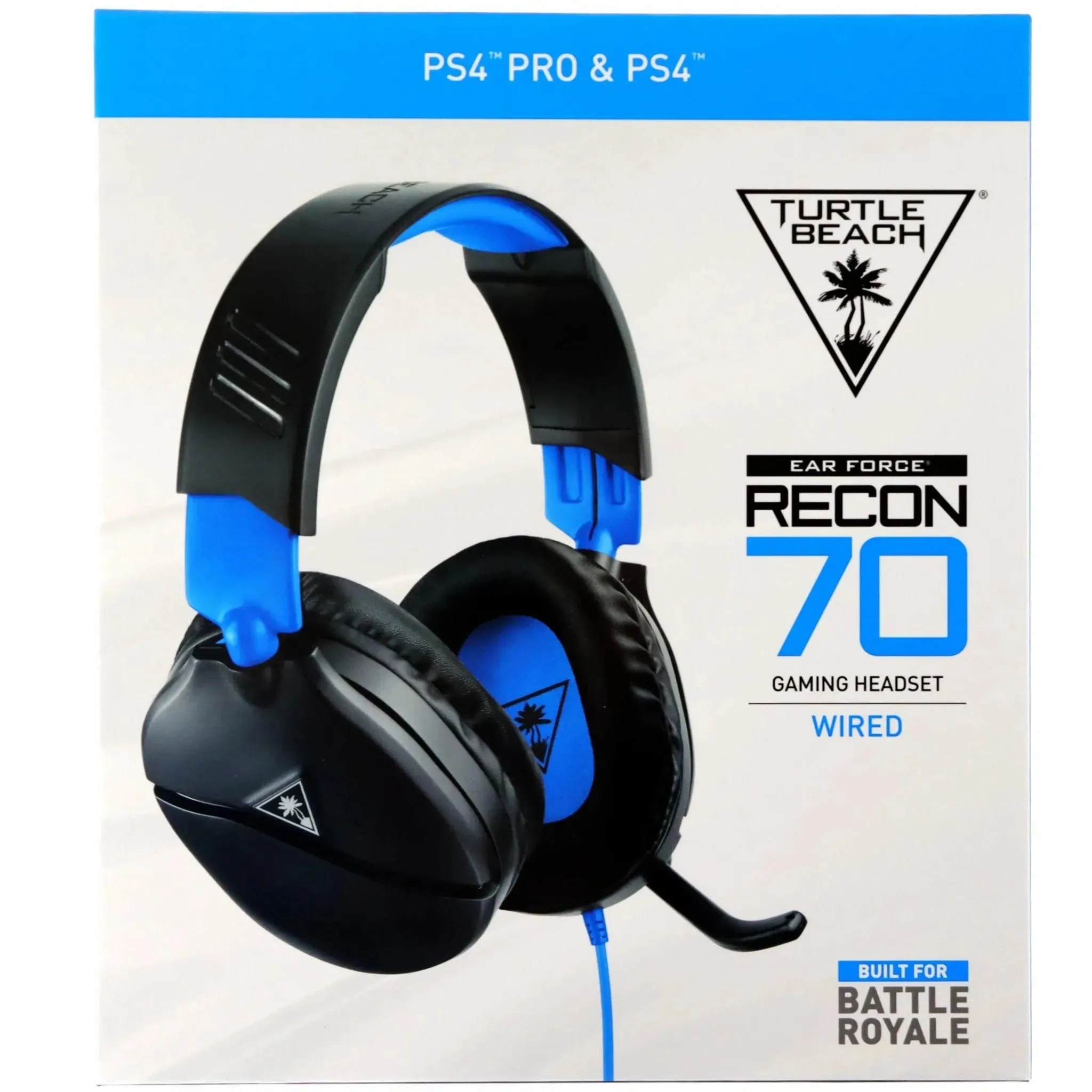 Turtle Beach - Wired Gaming Headset (Blue) - Ear Force Recon 70