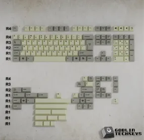 Ukrainian Classic Vintage Keycaps Set | Retro Keycaps