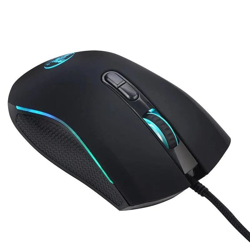 USB Gaming Mouse, Adjustable DPI, 7 Programmable Buttons, Ergonomic Design, RGB Lighting, Wired, Windows & Mac Compatible