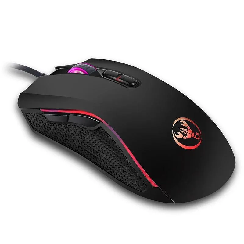 USB Gaming Mouse, Adjustable DPI, 7 Programmable Buttons, Ergonomic Design, RGB Lighting, Wired, Windows & Mac Compatible