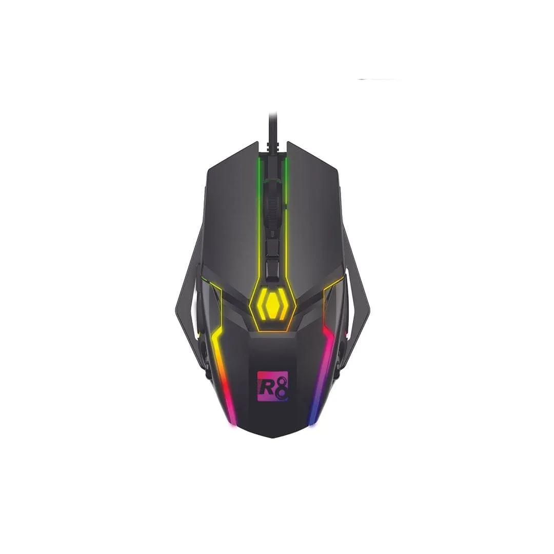 Wired Gaming Mouse with RGB LED Light