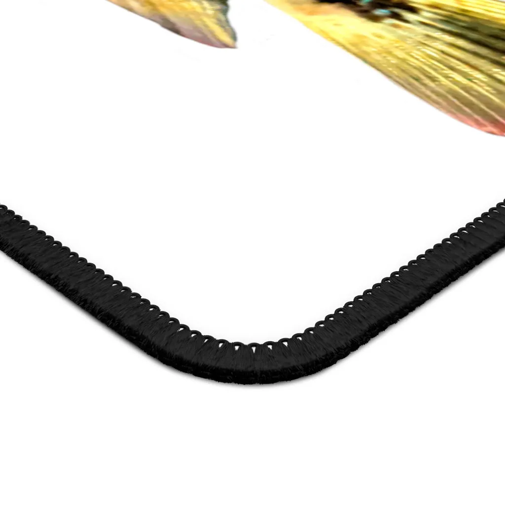 Yellow and Black Fish Gaming Mouse Pad