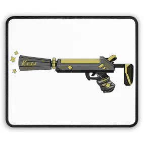 Yellow Gun Gaming Mouse Pad