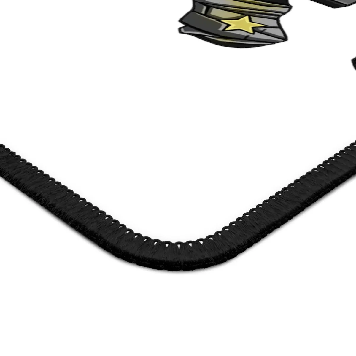 Yellow Gun Gaming Mouse Pad