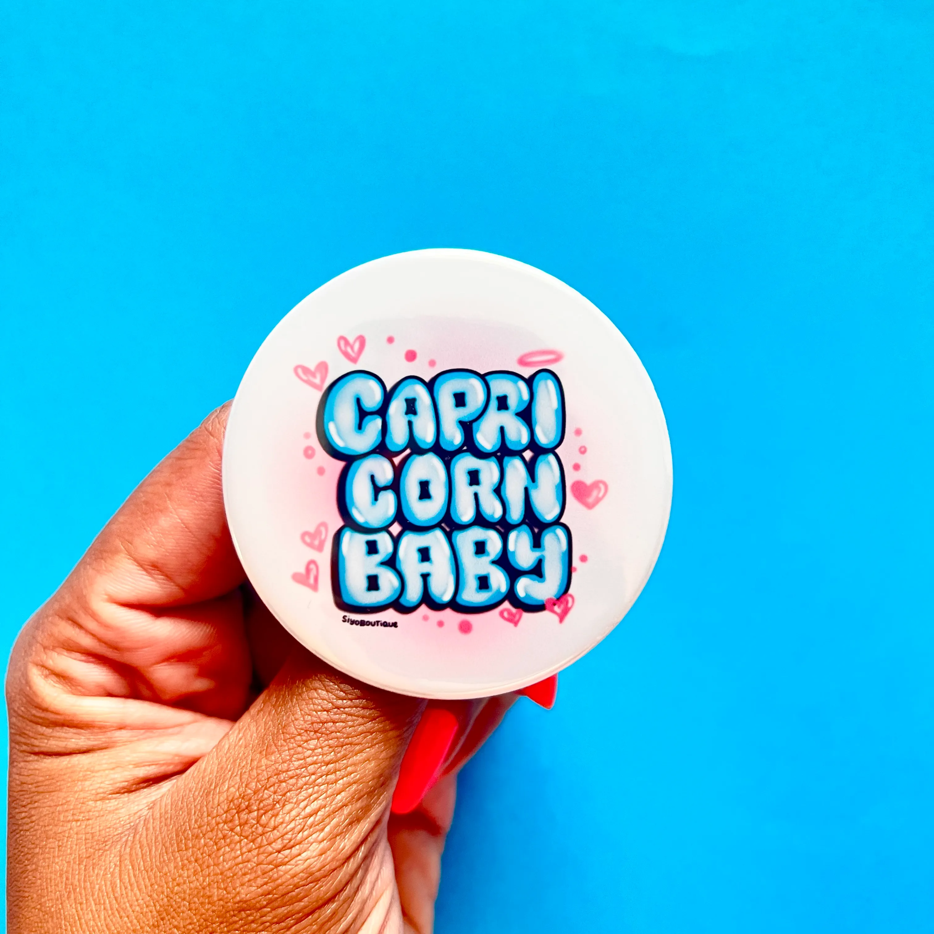 Zodiac Babe Airbrush Buttons