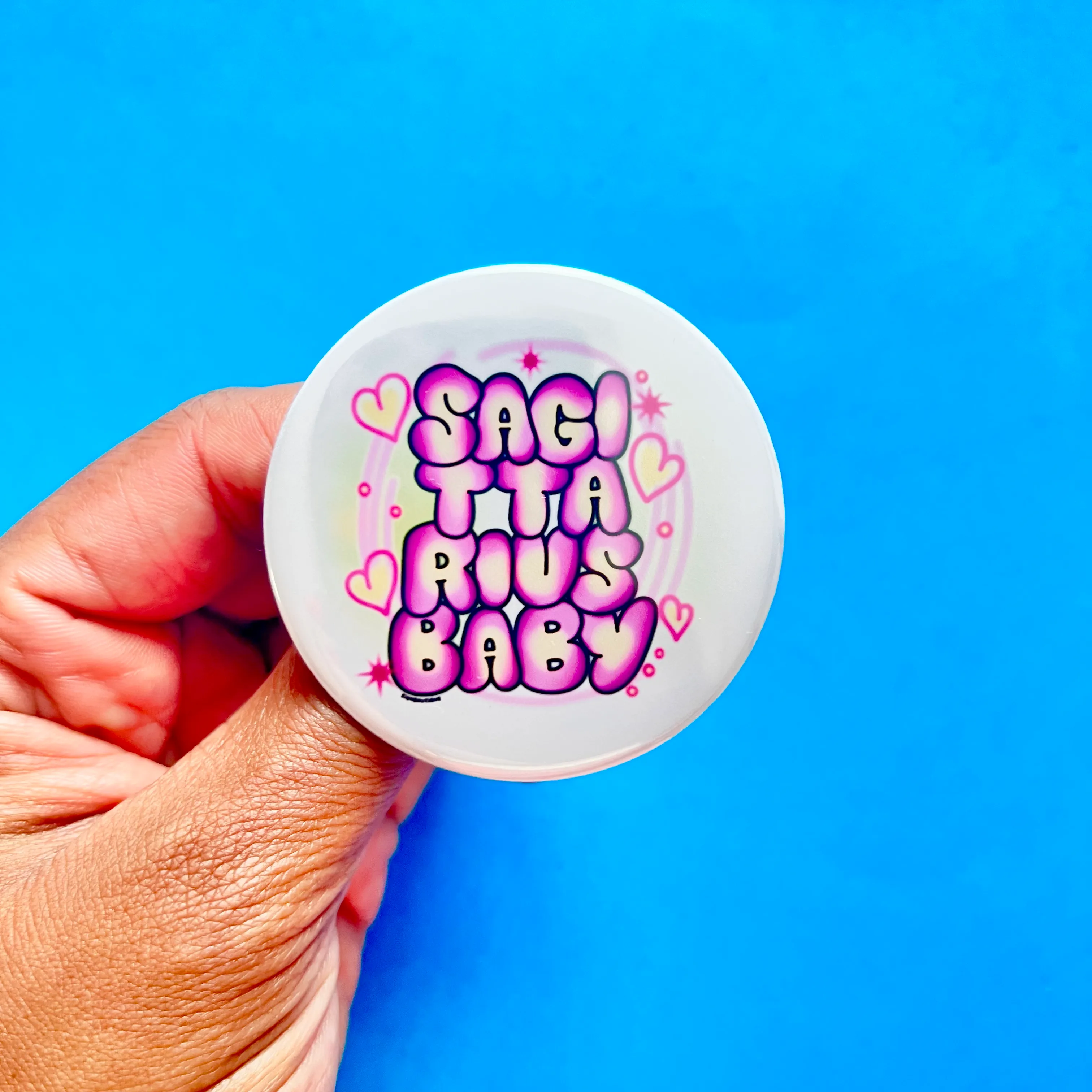 Zodiac Babe Airbrush Buttons