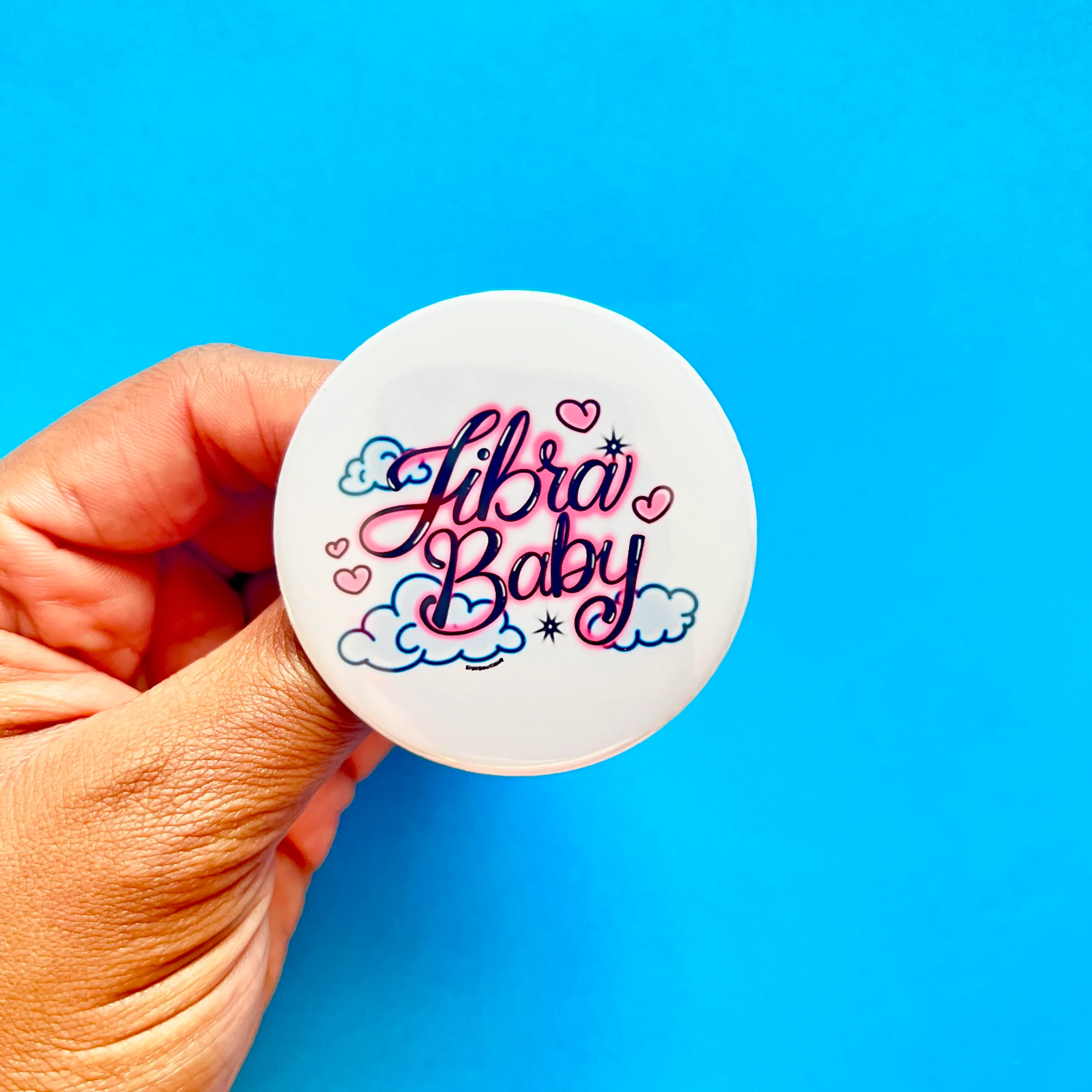 Zodiac Babe Airbrush Buttons
