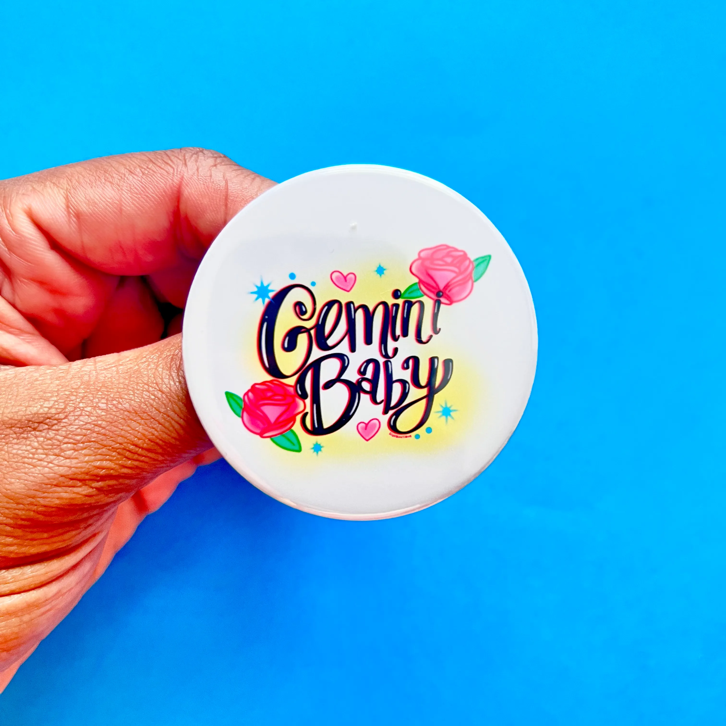 Zodiac Babe Airbrush Buttons